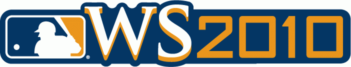 MLB World Series 2010 Wordmark Logo v2 iron on transfers for clothing